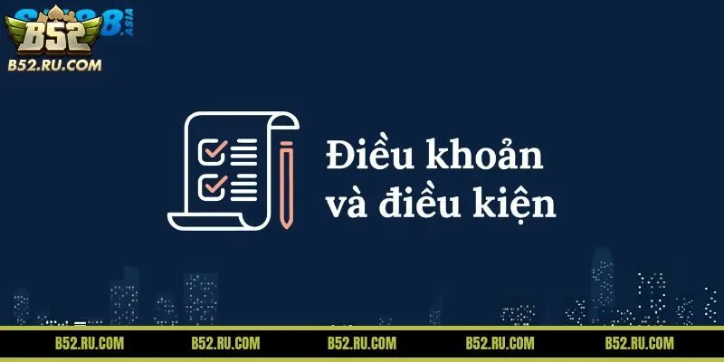Điều khoản sử dụng khi thanh toán trực tuyến tại B52